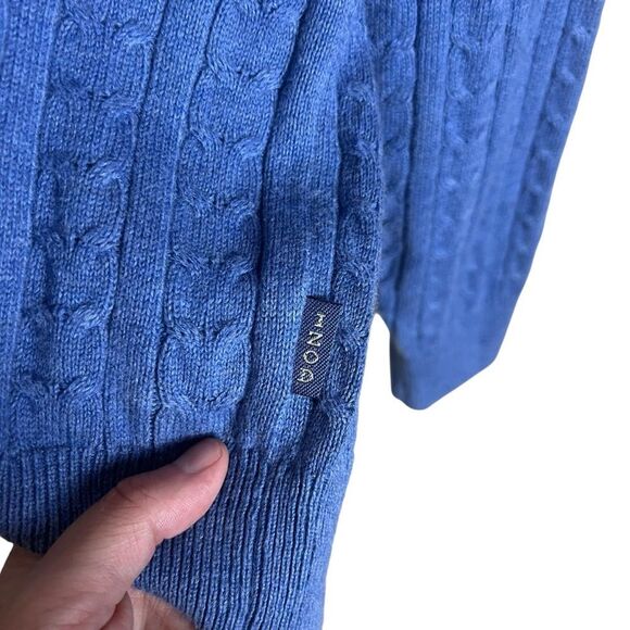 Izod blue 100% cotton cable knit sweater. Size xl - Picture 7 of 7